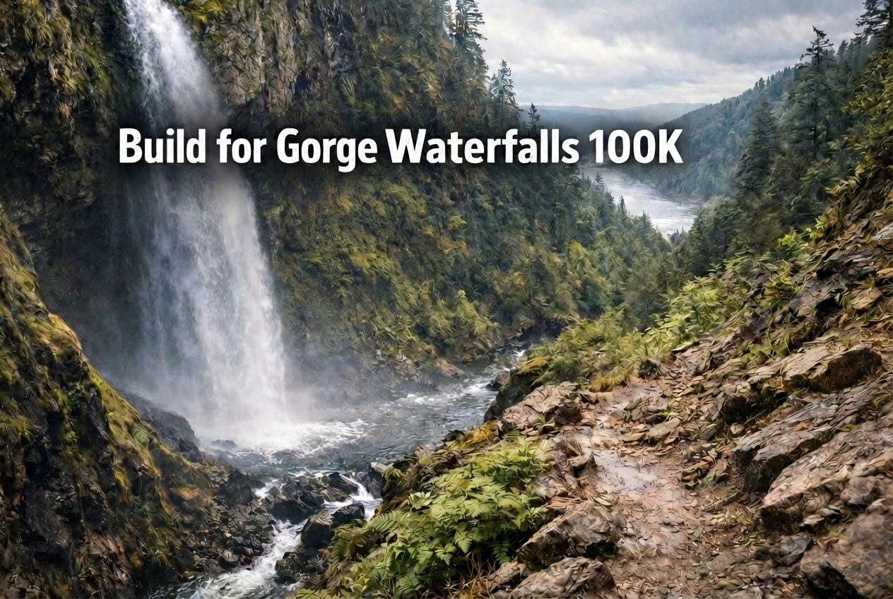 Build for Gorge Waterfalls 100K